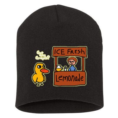 Ice Fresh Lemonade Duck Funny Got Any Grapes Love Gift Short Acrylic Beanie