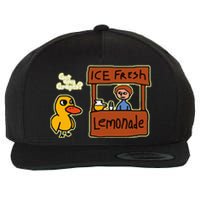 Ice Fresh Lemonade Duck Funny Got Any Grapes Love Gift Wool Snapback Cap