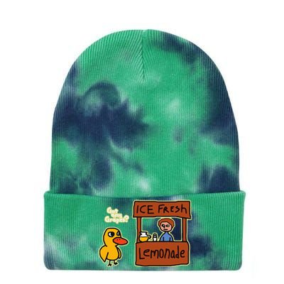 Ice Fresh Lemonade Duck Funny Got Any Grapes Love Gift Tie Dye 12in Knit Beanie