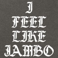 I Feel Like Jambo Cotton Canvas Backpack