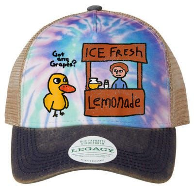 Ice Fresh Lemonade Got Any Grapes Duck Funny Gift Legacy Tie Dye Trucker Hat