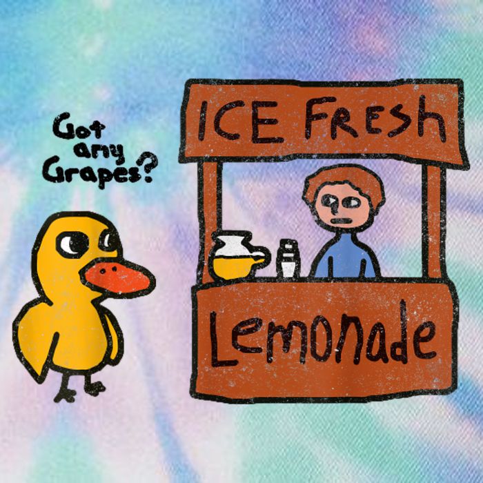 Ice Fresh Lemonade Got Any Grapes Duck Funny Gift Legacy Tie Dye Trucker Hat