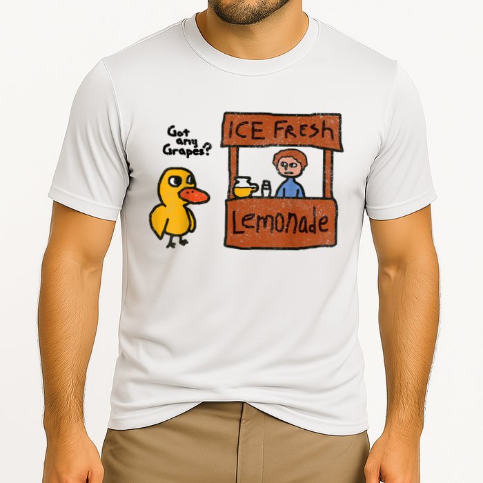 Ice Fresh Lemonade Got Any Grapes Duck Funny Gift Performance Shirt