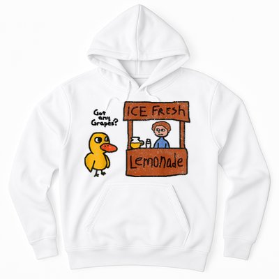 Ice Fresh Lemonade Got Any Grapes Duck Funny Gift Hoodie