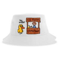 Ice Fresh Lemonade Got Any Grapes Duck Funny Gift Sustainable Bucket Hat