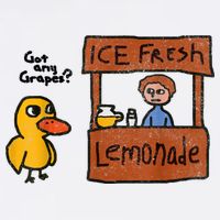 Ice Fresh Lemonade Got Any Grapes Duck Funny Gift Sustainable Bucket Hat