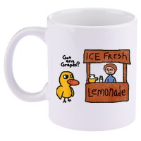 Ice Fresh Lemonade Got Any Grapes Duck Funny Gift 11oz C Handle Ceramic Mug