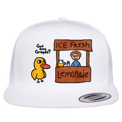 Ice Fresh Lemonade Got Any Grapes Duck Funny Gift Flatbill Hat