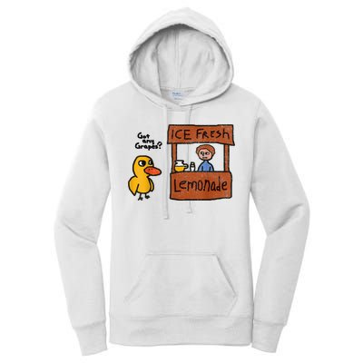 Ice Fresh Lemonade Got Any Grapes Duck Funny Gift Women's Pullover Hoodie