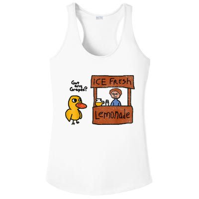 Ice Fresh Lemonade Got Any Grapes Duck Funny Gift Ladies PosiCharge Competitor Racerback Tank