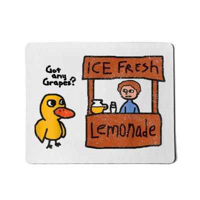 Ice Fresh Lemonade Got Any Grapes Duck Funny Gift Mousepad