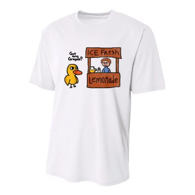 Ice Fresh Lemonade Got Any Grapes Duck Funny Gift Youth Performance Sprint T-Shirt