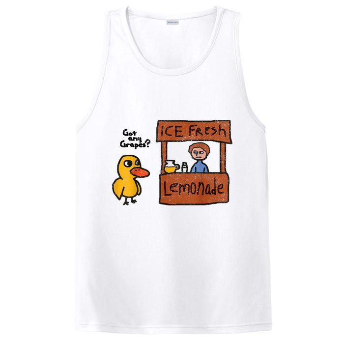 Ice Fresh Lemonade Got Any Grapes Duck Funny Gift PosiCharge Competitor Tank