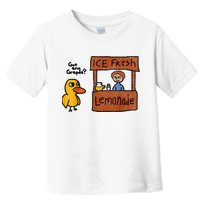 Ice Fresh Lemonade Got Any Grapes Duck Funny Gift Toddler T-Shirt