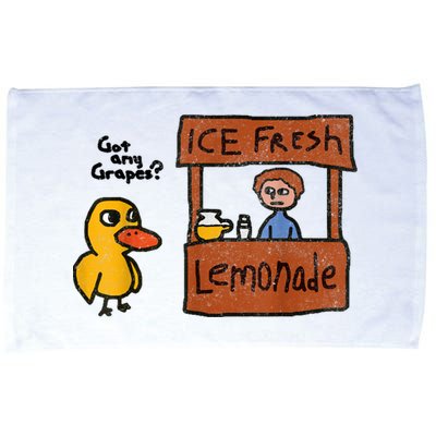 Ice Fresh Lemonade Got Any Grapes Duck Funny Gift Microfiber Hand Towel