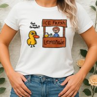 Ice Fresh Lemonade Got Any Grapes Duck Funny Gift Womens T-Shirt