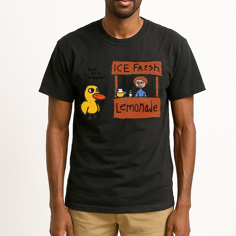 Ice Fresh Lemonade Got Any Grapes Duck Funny Gift Tall T-Shirt