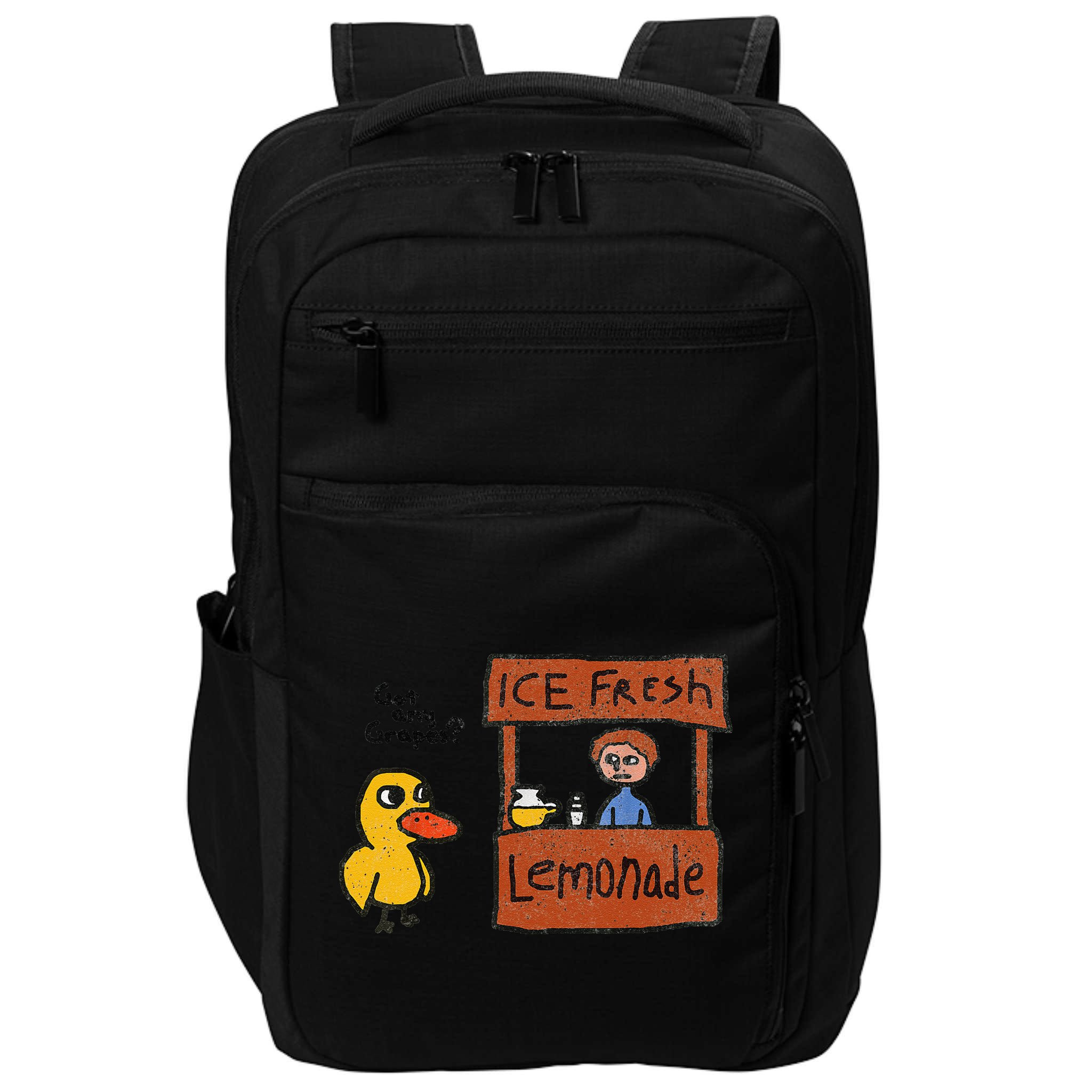 Ice Fresh Lemonade Got Any Grapes Duck Funny Gift Impact Tech Backpack