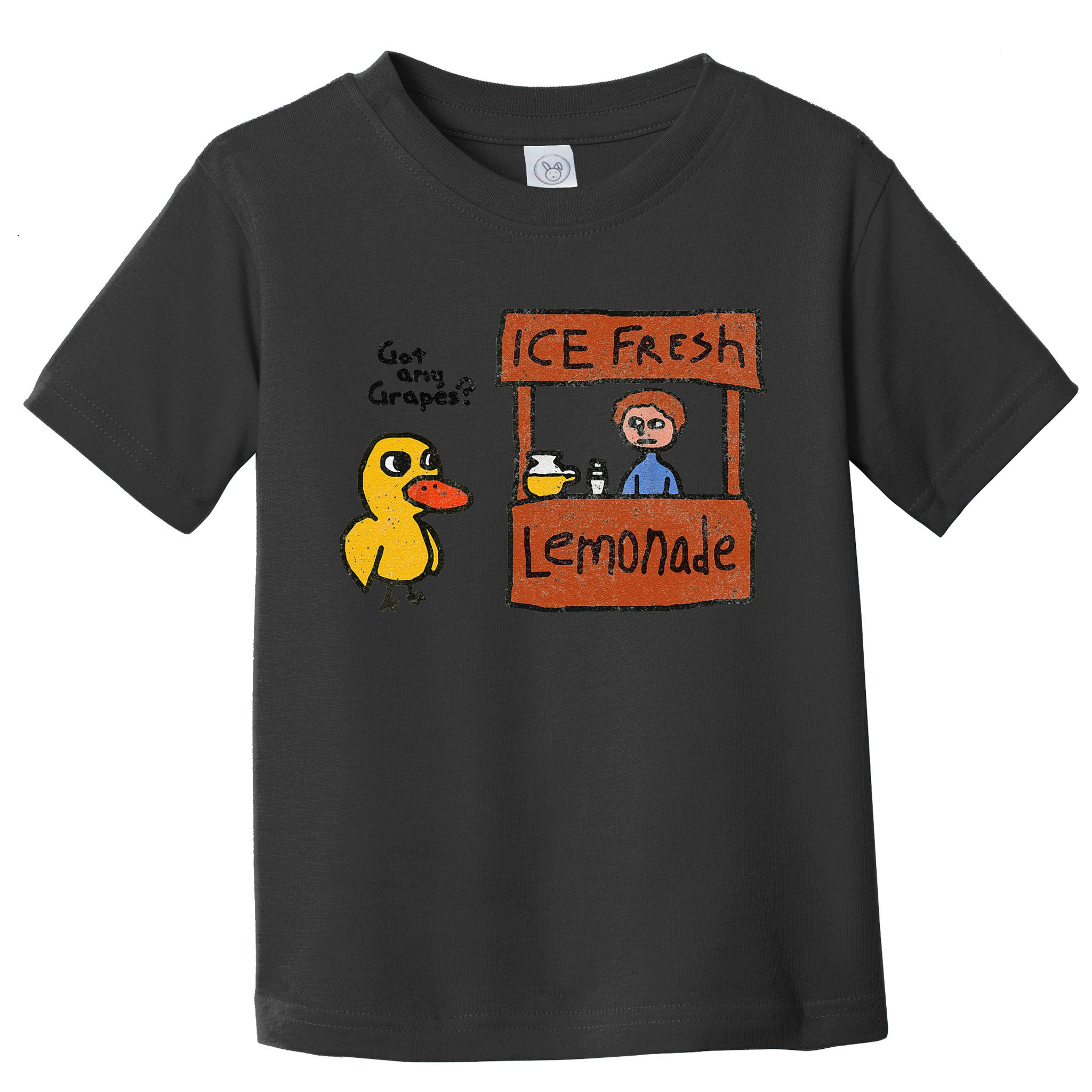 Ice Fresh Lemonade Got Any Grapes Duck Funny Gift Toddler T-Shirt