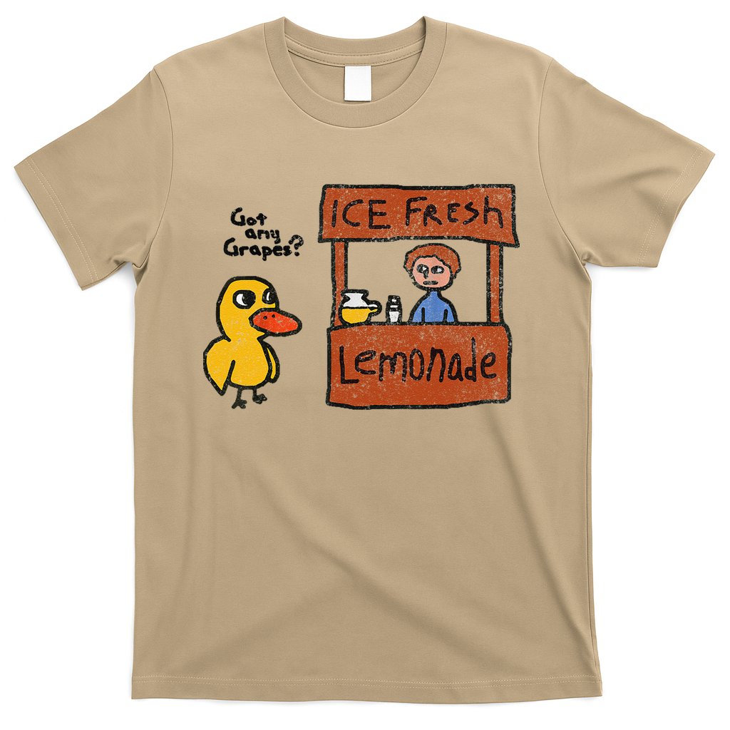 Ice Fresh Lemonade Got Any Grapes Duck Funny Gift T-Shirt