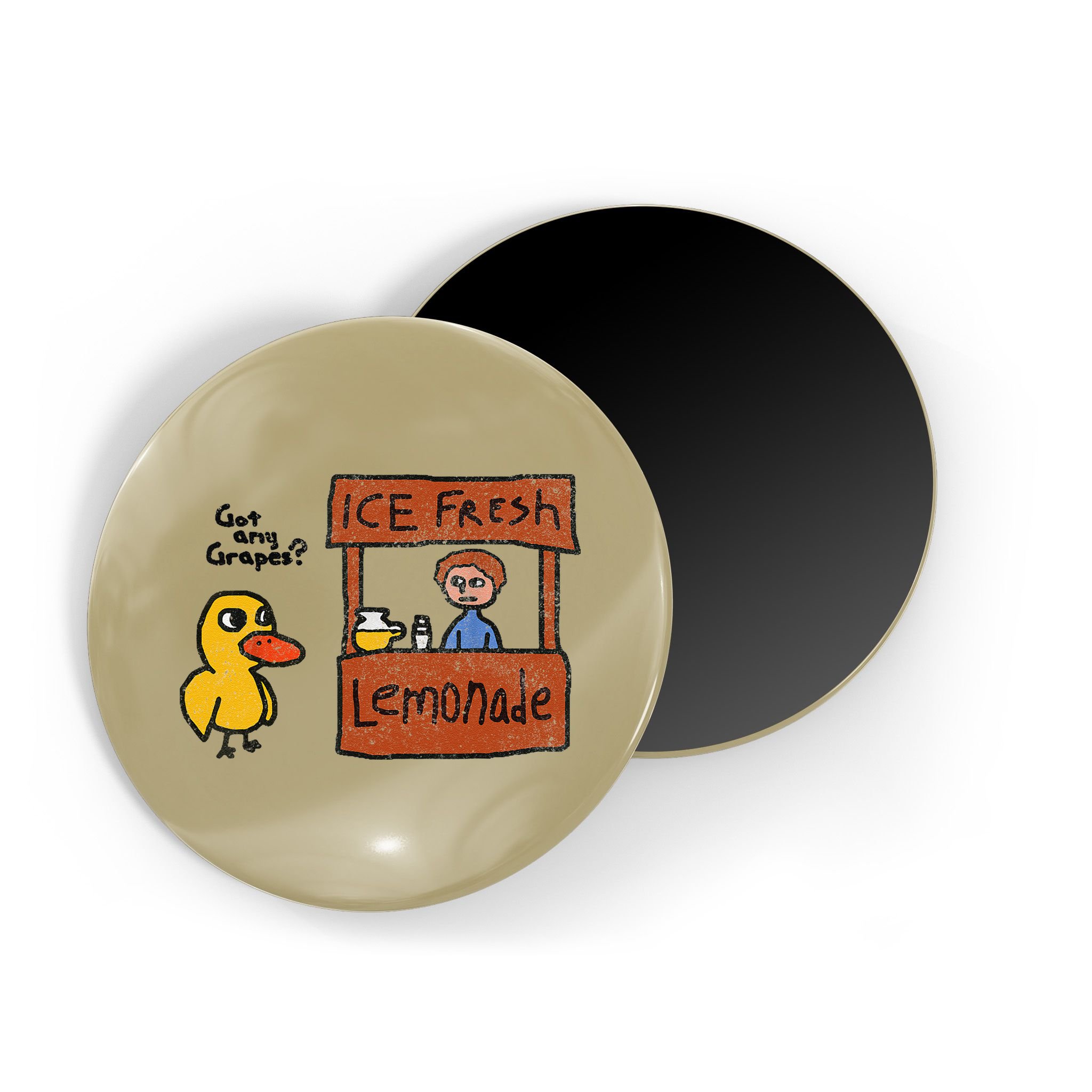 Ice Fresh Lemonade Got Any Grapes Duck Funny Gift Magnet