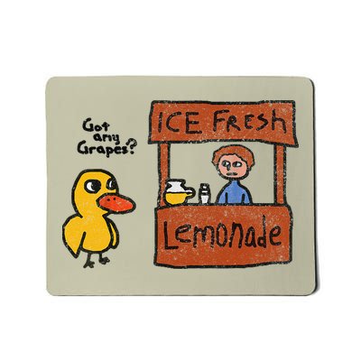 Ice Fresh Lemonade Got Any Grapes Duck Funny Gift Mousepad