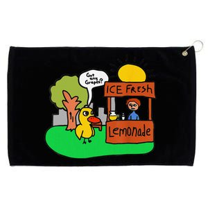 Ice Fresh Lemonade Got Any Grapes Duck Cute Funny Gift Grommeted Golf Towel