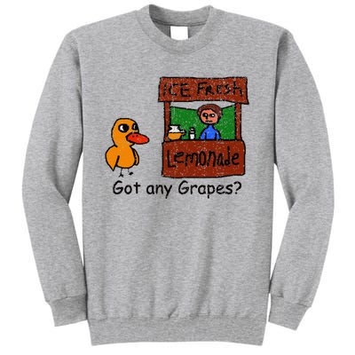 Ice Fresh Lemonade Duck Funny Got Any Grapes Love Gift Tall Sweatshirt