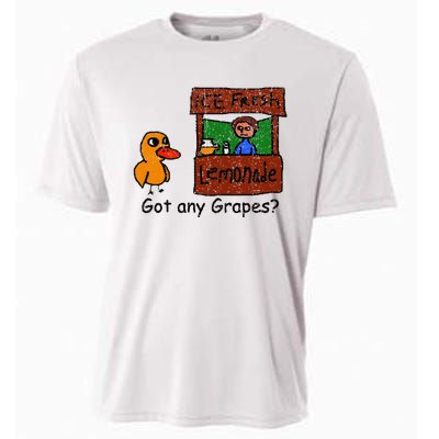 Ice Fresh Lemonade Duck Funny Got Any Grapes Love Gift Cooling Performance Crew T-Shirt