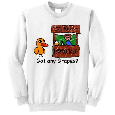 Ice Fresh Lemonade Duck Funny Got Any Grapes Love Gift Sweatshirt