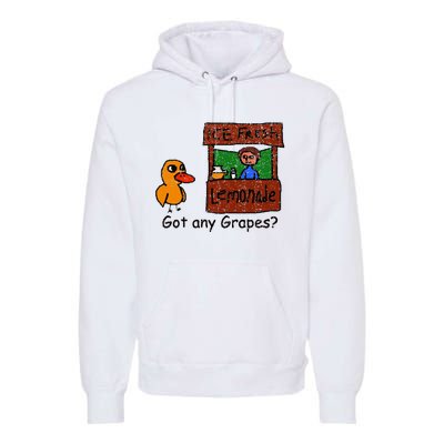 Ice Fresh Lemonade Duck Funny Got Any Grapes Love Gift Premium Hoodie