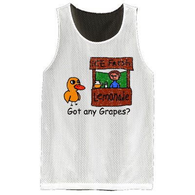 Ice Fresh Lemonade Duck Funny Got Any Grapes Love Gift Mesh Reversible Basketball Jersey Tank