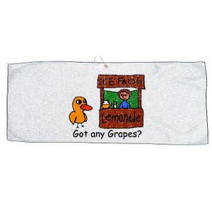 Ice Fresh Lemonade Duck Funny Got Any Grapes Love Gift Large Microfiber Waffle Golf Towel