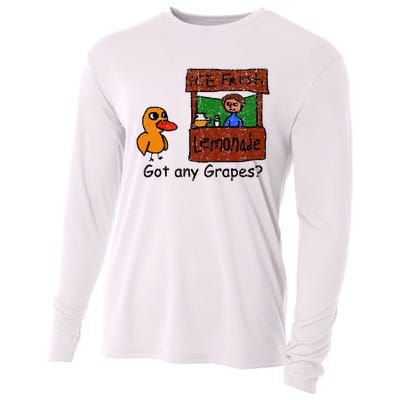 Ice Fresh Lemonade Duck Funny Got Any Grapes Love Gift Cooling Performance Long Sleeve Crew