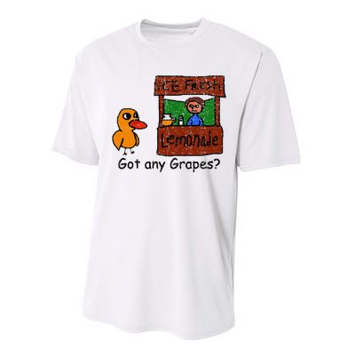 Ice Fresh Lemonade Duck Funny Got Any Grapes Love Gift Performance Sprint T-Shirt