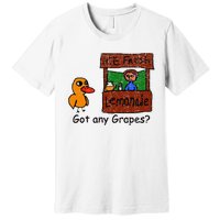 Ice Fresh Lemonade Duck Funny Got Any Grapes Love Gift Premium T-Shirt