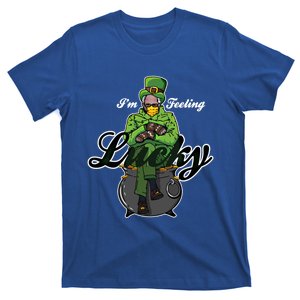 I'm Feeling Lucky Bernie Sanders Smitten Mittens Meme Cool Gift T-Shirt