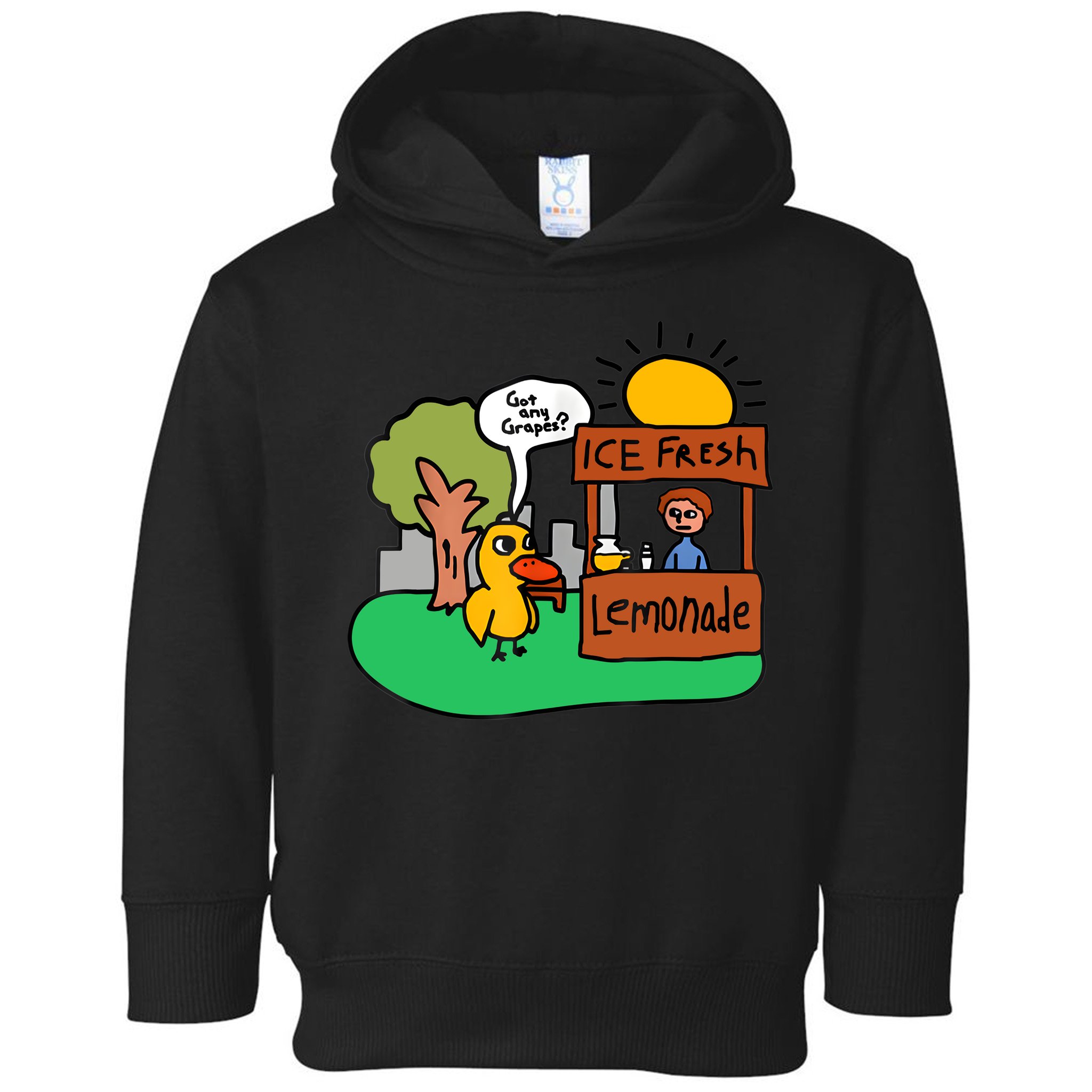 Ice Fresh Lemonade Got Any Grapes Duck Funny Gift Toddler Hoodie