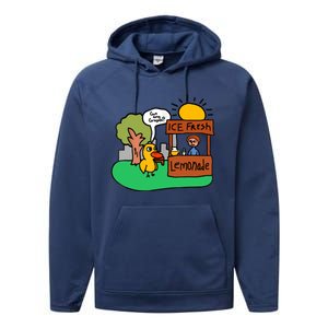 Ice Fresh Lemonade Got Any Grapes Duck Funny Gift Performance Fleece Hoodie