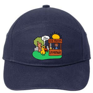 Ice Fresh Lemonade Got Any Grapes Duck Funny Gift 7-Panel Snapback Hat