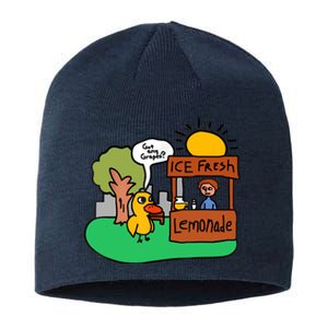 Ice Fresh Lemonade Got Any Grapes Duck Funny Gift Sustainable Beanie