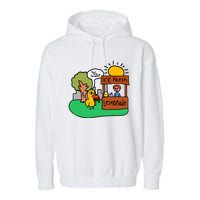 Ice Fresh Lemonade Got Any Grapes Duck Funny Gift Garment-Dyed Fleece Hoodie