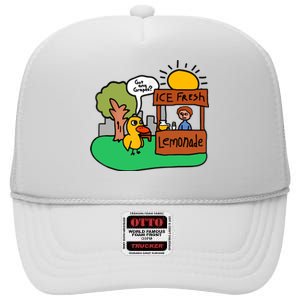 Ice Fresh Lemonade Got Any Grapes Duck Funny Gift High Crown Mesh Back Trucker Hat