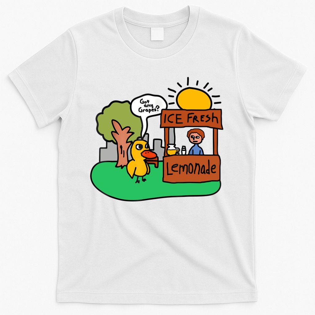 Ice Fresh Lemonade Got Any Grapes Duck Funny Gift T-Shirt