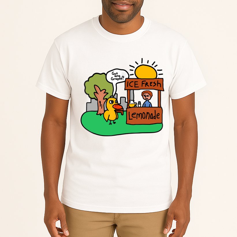 Ice Fresh Lemonade Got Any Grapes Duck Funny Gift Tall T-Shirt