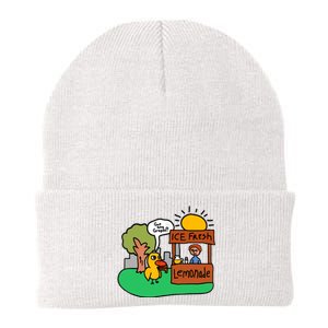 Ice Fresh Lemonade Got Any Grapes Duck Funny Gift Knit Cap Winter Beanie