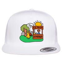 Ice Fresh Lemonade Got Any Grapes Duck Funny Gift Flat Bill Trucker Hat