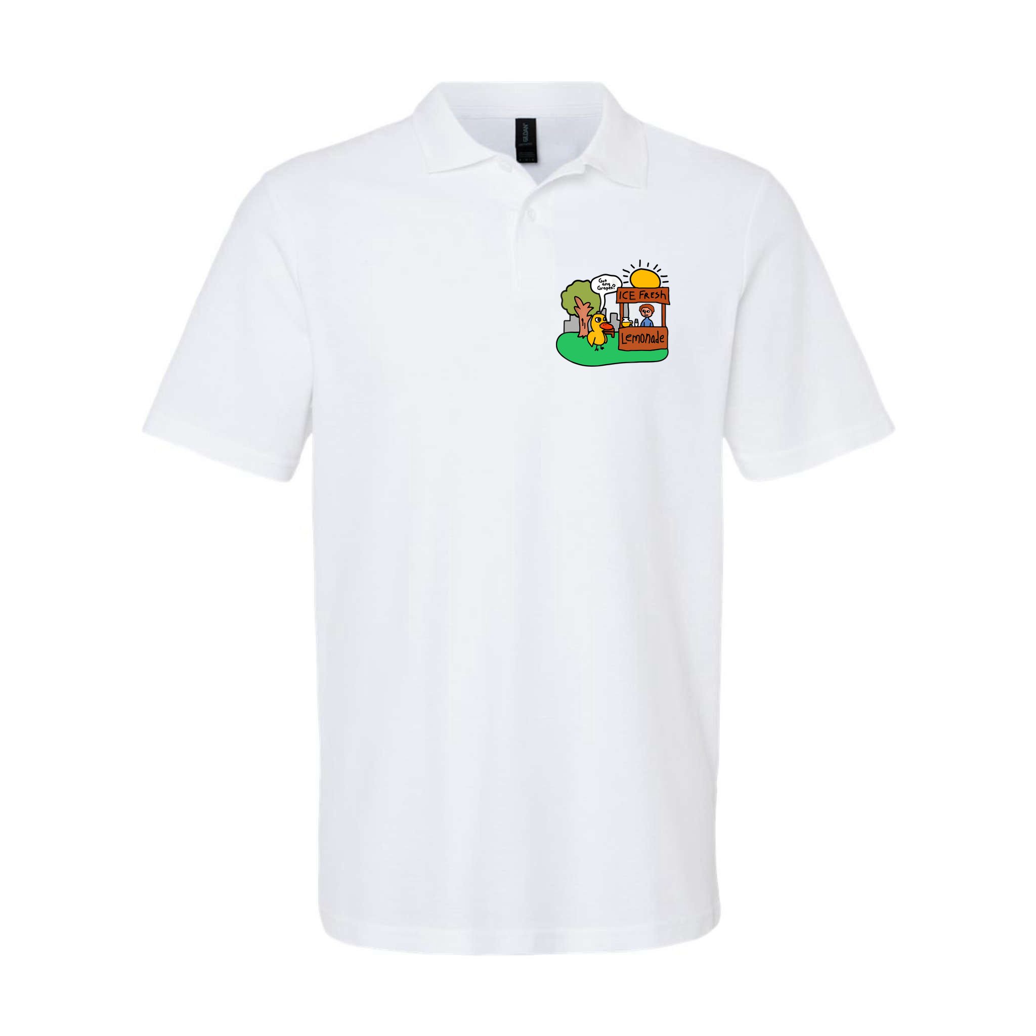 Ice Fresh Lemonade Got Any Grapes Duck Funny Gift Polo