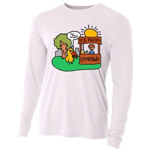 Ice Fresh Lemonade Got Any Grapes Duck Funny Gift Cooling Performance Long Sleeve Crew