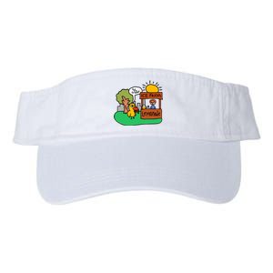 Ice Fresh Lemonade Got Any Grapes Duck Funny Gift Valucap Bio-Washed Visor